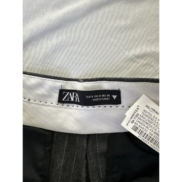 Zara Gray Wide Leg Pants - Picture 4 of 10